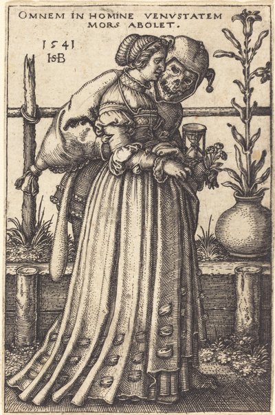 La Dama y la Muerte de Sebald Beham
