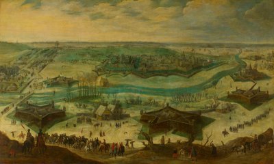 El sitio de Jülich, 1621-22 de Sebastiaen Vrancx (attributed to)