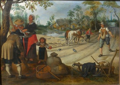 El mes de septiembre, c. 1618 de Sebastiaen Vrancx