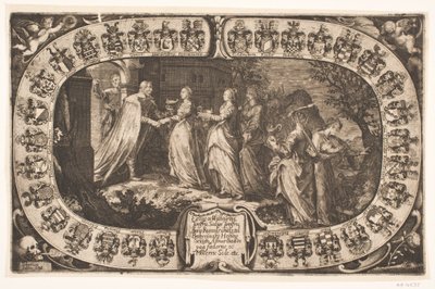 Las cinco vírgenes prudentes. Hoja conmemorativa por la muerte de la señorita Anne Rosenkrantz de Sebastian Lehlin