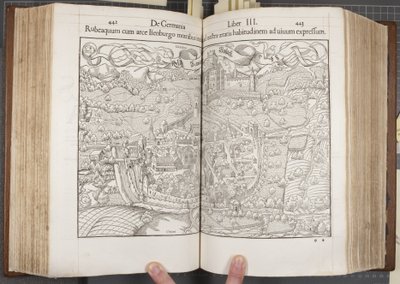 Cosmographia, Fols 442-443 de Sebastian Munster