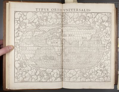 Globo, de Cosmographia, 1544 de Sebastian Munster