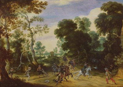 Escena de batalla de Sebastian Vrancx