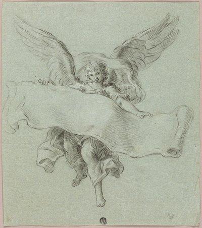 Ángel con pergamino de Sebastiano Conca