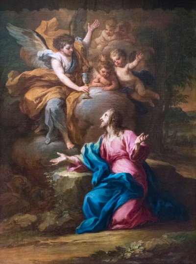 Cristo en el Huerto de Getsemaní de Sebastiano Conca