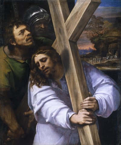 Cristo llevando la cruz de Sebastiano Piombo del