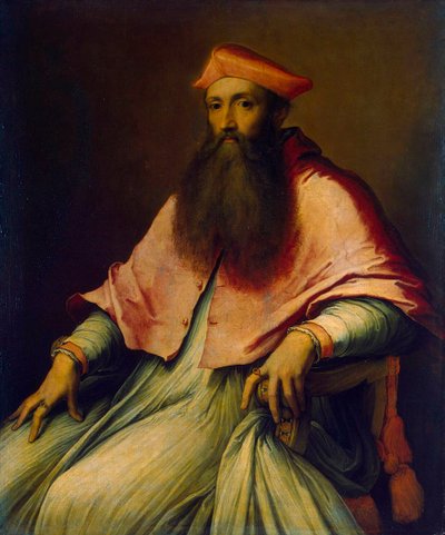 Retrato del Cardenal Reginald Pole de Sebastiano Piombo del