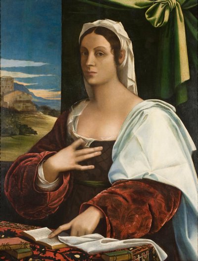 Vittoria Colonna 1490-1547 de Sebastiano Piombo del