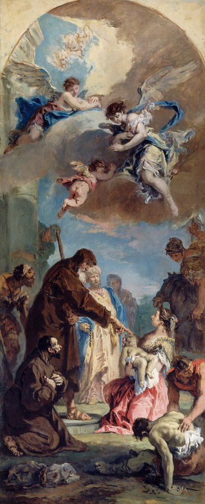 Un milagro de San Francisco de Paula de Sebastiano Ricci
