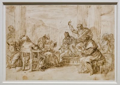 Cristo entre los médicos de Sebastiano Ricci