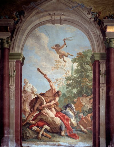 Heracles y el centauro Neso de Sebastiano Ricci