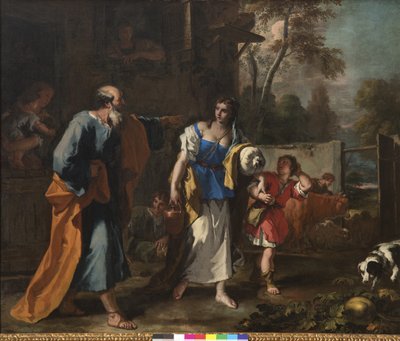 Repudio de Agar, c.1724 de Sebastiano Ricci