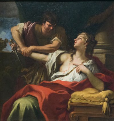 Lucrecia romana, finales del siglo XVII (óleo sobre lienzo) de Sebastiano Ricci