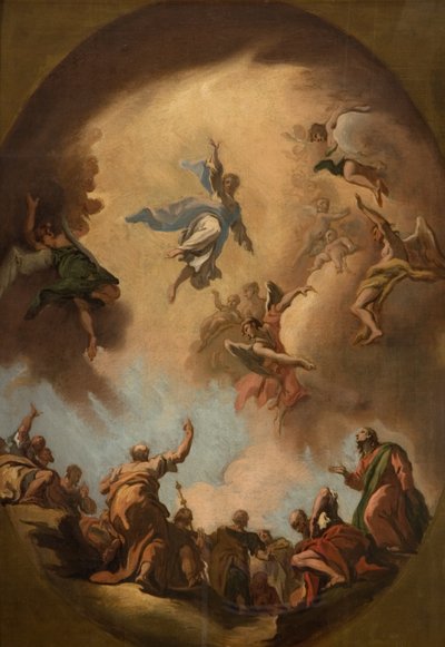 La ascensión de Cristo de Sebastiano Ricci