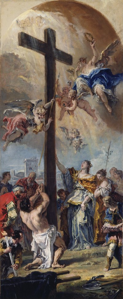 La exaltación de la verdadera cruz de Sebastiano Ricci