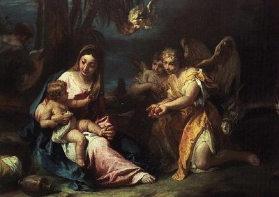 El descanso en la huida a Egipto de Sebastiano Ricci