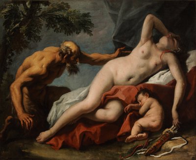 Venus y Sátiro de Sebastiano Ricci