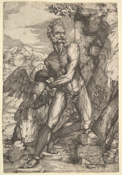 Prometeo, 1558 de Sebastiano de Valentinis