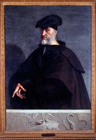Retrato de Andrea Doria, condottiero italiano de Sebastiano del (c.1485 1547) Piombo