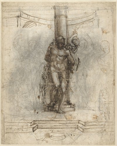 La flagelación de Cristo de Sebastiano del Piombo