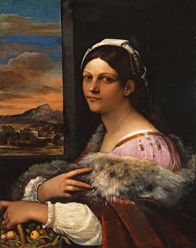 Retrato de una joven romana de Sebastiano del Piombo