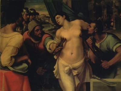 El martirio de Santa Águeda de Sebastiano del Piombo