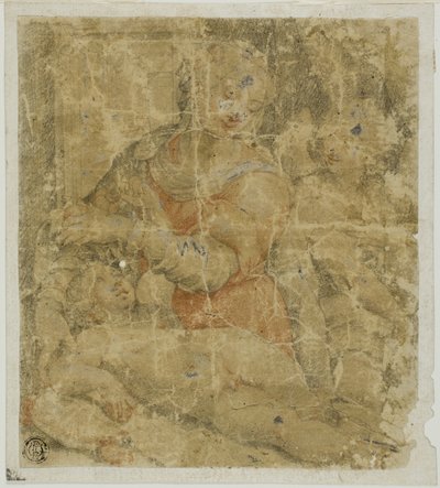 Virgen con el Niño y ángel de Sebastiano del Piombo