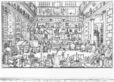 Gabinete de física, 1687 de Sebastien I Le Clerc