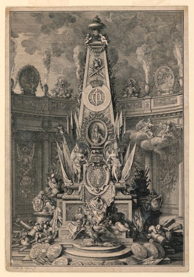 Monumento funerario de Carlos IV de Lorena de Sebastien Leclerc