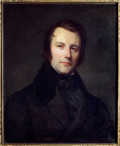 Retrato de Edgar Quinet (1803-1875) diputado en 1848 de Sebastien Melchior Cornu