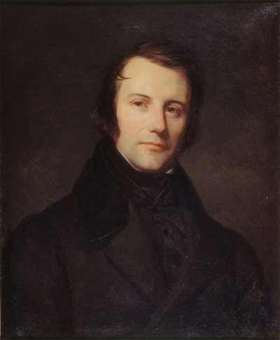 Retrato de Edgar Quinet 1803-1875, ca 1835 de Sebastien Melchior Cornu