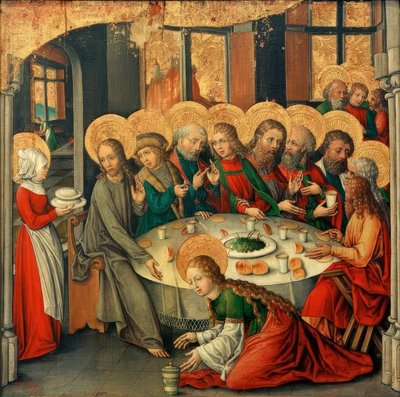 El banquete en la casa de Simón el Fariseo de Seeschwäbischer Meister