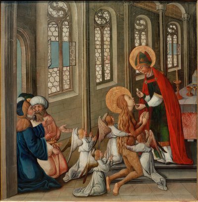 Última comunión de María Magdalena de Seeschwäbischer Meister