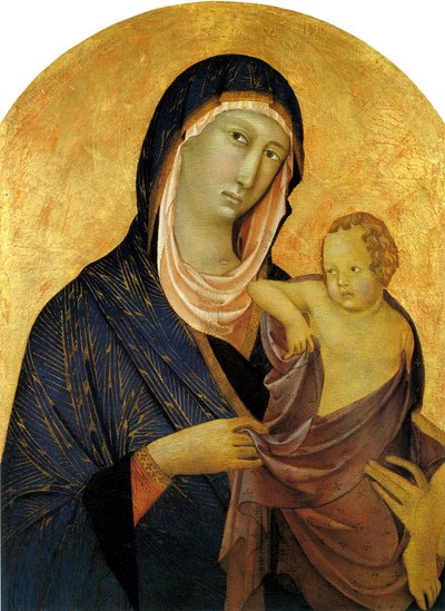 Madonna y Niño, ca. 1320 de Segna di Bonaventura
