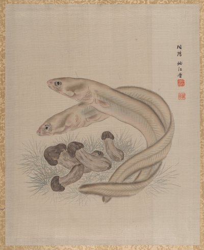 Anguilas, ca. 1890-92 de Seki Shuko