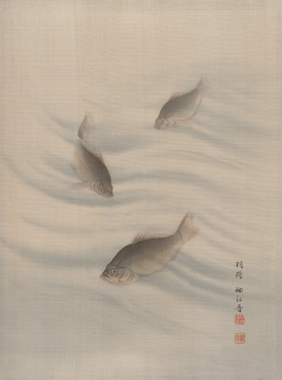 Peces Nadando, ca. 1890-92 de Seki Shuko