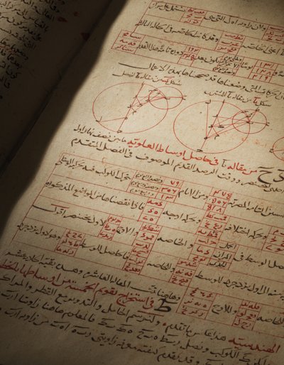 Compendio de tratados sobre astronomía y matemáticas por Nasir Al-Din Muhammad bin Al-Hasan Al-Tusi de Seljuq Dynasty