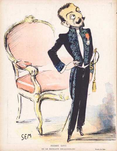 Pierre Loti, oficial naval y novelista francés de Sem