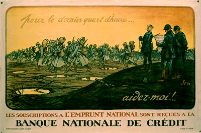 Póster francés de la Primera Guerra Mundial alentando la compra de bonos de guerra, c.1914-18 de Sem