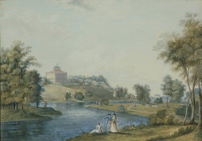 Vista de la finca de campo Sivoritsy de Semyon Fyodorovich Shchedrin