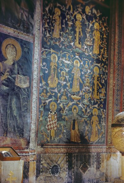 Árbol Genealógico de los Nemanjic, 1335-48 de Serbian School