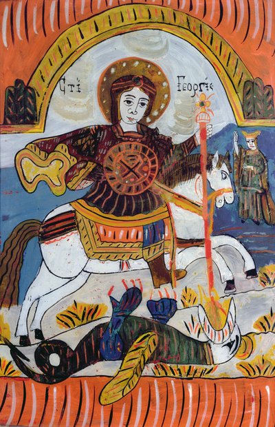 San Jorge y el Dragón de Serbian School
