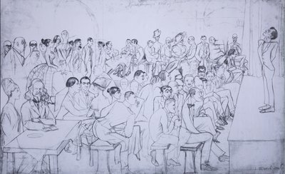 El hogar de descanso de los comediantes, 1916 de Sergei Alexandrovich Polyakov