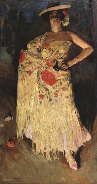 Una bailarina, 1903 de Sergei Arsenevich Vinogradov