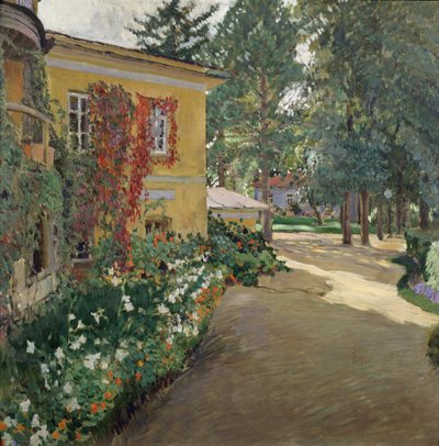 En una finca rural, 1910 de Sergei Arsenevich Vinogradov