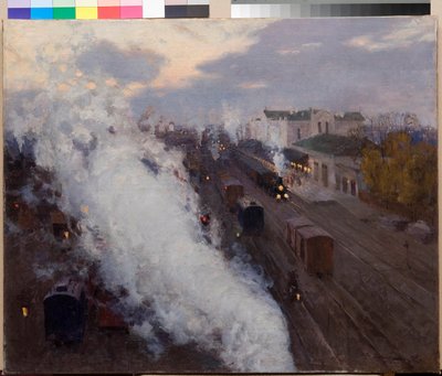 Estación de tren de Járkov de Sergei Arsenevich Vinogradov