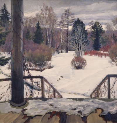 La primavera está llegando, 1911 de Sergei Arsenevich Vinogradov