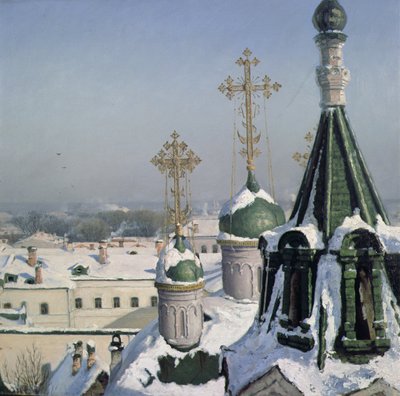 Vista desde una ventana de la Escuela de Pintura de Moscú, 1878 de Sergei Ivanovich Svetoslavsky