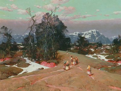 Escena de montaña de Sergei Kolesnikoff