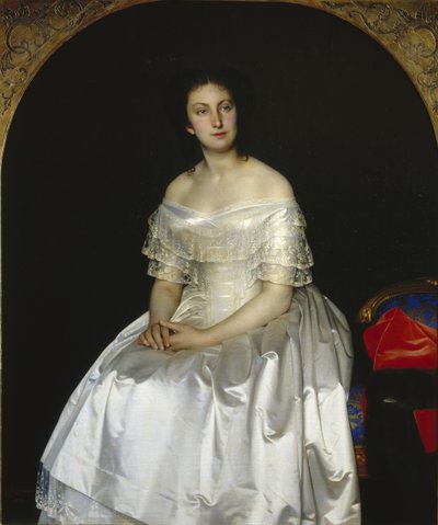 Retrato de la princesa María Vasilyevna Vorontsova 1819-1894, 1851 de Sergei Konstantinovich Zaryanko